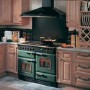 Rangemaster 73610 Classic 110cm Natural Gas Range Cooker - Blue And Brass