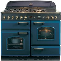Rangemaster 73610 Classic 110cm Natural Gas Range Cooker - Blue And Brass