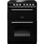 GRADE A3 - Rangemaster 10733 Classic 60cm Electric Cooker with Double Oven and Ceramic Hob Black And Chrome