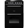 Rangemaster CLAS60ECBLC Classic 60cm Double Oven Electric Cooker with Ceramic Hob - Black