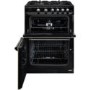 GRADE A3 - Rangemaster 10733 Classic 60cm Electric Cooker with Double Oven and Ceramic Hob Black And Chrome