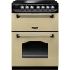 GRADE A2 - Rangemaster 10734 Classic 60cm Electric Double Oven Cooker With Ceramic Hob Cream And Chrome