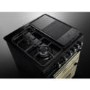 GRADE A1 - Rangemaster 10731 Classic 60cm Double Oven Gas Cooker Black And Chrome