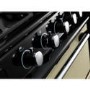 GRADE A2 - Rangemaster 10733 Classic 60cm Electric Cooker with Double Oven and Ceramic Hob Black And Chrome