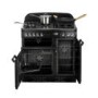 Rangemaster 87750 Classic 90cm Electric Range Cooker With Induction Hob - Cranberry And Brass