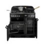 Rangemaster 87640 Classic 90cm Electric Range Cooker With Induction Hob - Black And Chrome