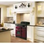 Rangemaster 68340 Classic 90cm Electric Range Cooker With Ceramic Hob - White And Brass