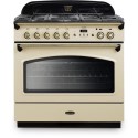 A2/CLAS90FXDFFCRB Refurbished Classic 90cm Dual Fuel Range Cooker - Cream & Brass