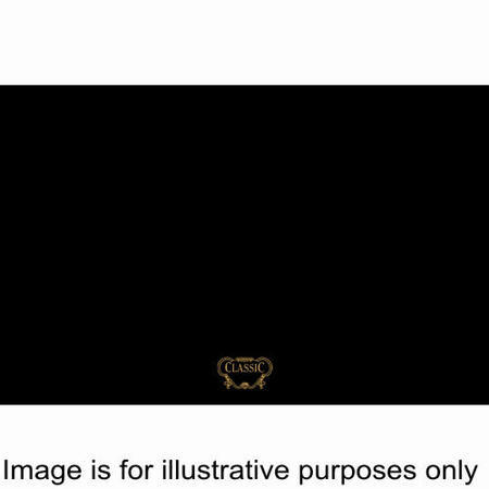 Rangemaster 63170 Classic 110cm Wide Splashback - Black and Chrome