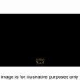 Rangemaster 63170 Classic 110cm Wide Splashback - Black and Chrome