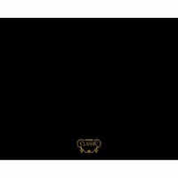Rangemaster 57370 Classic 90cm Wide Splashback - Black With Brass Graphics