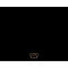 Rangemaster 57370 Classic 90cm Wide Splashback - Black With Brass Graphics