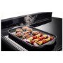 Rangemaster Classic Deluxe 100cm Induction Range Cooker - Stone Blue & Chrome