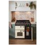 Rangemaster Classic Deluxe 90cm Dual Fuel Range Cooker - Pale Cream & Chrome