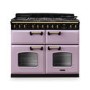 Rangemaster Classic Deluxe 110cm Base Cavity Dual Fuel Range Cooker - Heather & Brass