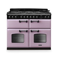 Rangemaster Classic Deluxe 110cm Base Cavity Dual Fuel Range Cooker - Heather & Chrome