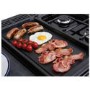 Rangemaster Classic Deluxe 110cm Base Cavity Dual Fuel Range Cooker - Pale Cream & Chrome