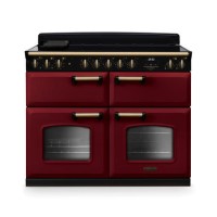 Rangemaster Classic Deluxe 110cm Base Cavity Induction Range Cooker - Bordeaux & Brass Rangemaster Classic Deluxe 110cm Base Cavity Induction Range Cooker - Bordeaux & Brass