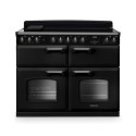 CLDLB110EIPCBL/CM1 Rangemaster Classic Deluxe 110cm Base Cavity Induction Range Cooker - Charcoal Black & Chrome