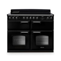 Rangemaster Classic Deluxe 110cm Base Cavity Induction Range Cooker - Gloss Black & Chrome Rangemaster Classic Deluxe 110cm Base Cavity Induction Range Cooker - Gloss Black & Chrome