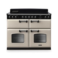 Rangemaster Classic Deluxe 110cm Base Cavity Induction Range Cooker - Pale Cream & Chrome Rangemaster Classic Deluxe 110cm Base Cavity Induction Range Cooker - Pale Cream & Chrome