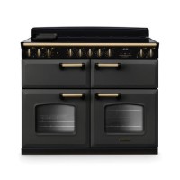 Rangemaster Classic Deluxe 110cm Base Cavity Induction Range Cooker - Slate & Brass Rangemaster Classic Deluxe 110cm Base Cavity Induction Range Cooker - Slate & Brass