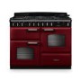 Rangemaster Classic Deluxe 110cm Dual Fuel Range Cooker - Bordeaux & Chrome