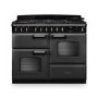 Rangemaster Classic Deluxe 110cm Dual Fuel Range Cooker - Slate & Chrome