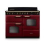 Rangemaster Classic Deluxe 110cm Induction Range Cooker - Bordeaux & Brass