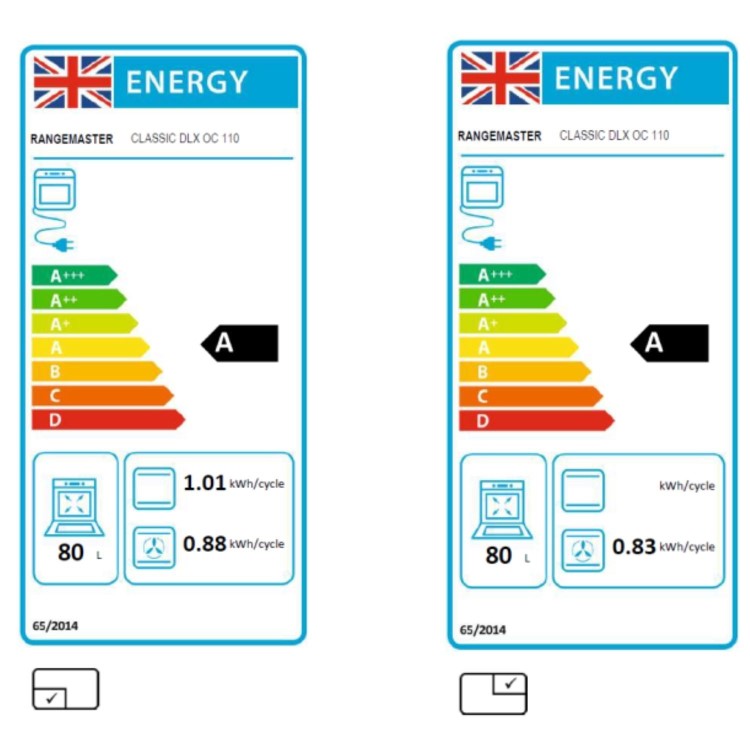Rangemaster Classic Deluxe 110cm Induction Range Cooker - Stone Blue + Chrome