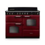 Rangemaster Classic Deluxe 110cm Induction Range Cooker - Bordeaux & Chrome