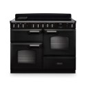 CLDLO110EIPCBL/CM1 Rangemaster Classic Deluxe 110cm Induction Range Cooker - Charcoal Black & Chrome