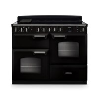 Rangemaster Classic Deluxe 110cm Induction Range Cooker - Gloss Black & Chrome Rangemaster Classic Deluxe 110cm Induction Range Cooker - Gloss Black & Chrome