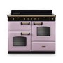 Rangemaster Classic Deluxe 110cm Induction Range Cooker - Heather & Brass