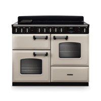 Rangemaster Classic Deluxe 110cm Induction Range Cooker - Pale Cream + Chrome Rangemaster Classic Deluxe 110cm Induction Range Cooker - Pale Cream + Chrome