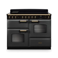 Rangemaster Classic Deluxe 110cm Induction Range Cooker - Slate + Brass Rangemaster Classic Deluxe 110cm Induction Range Cooker - Slate + Brass