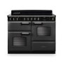 Rangemaster Classic Deluxe 110cm Induction Range Cooker - Slate + Chrome