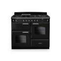 CLO110DFPGBL/CM1 Rangemaster Classic 110cm Dual Fuel Range Cooker - Gloss Black