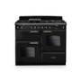 Rangemaster Classic 110cm Dual Fuel Range Cooker - Gloss Black