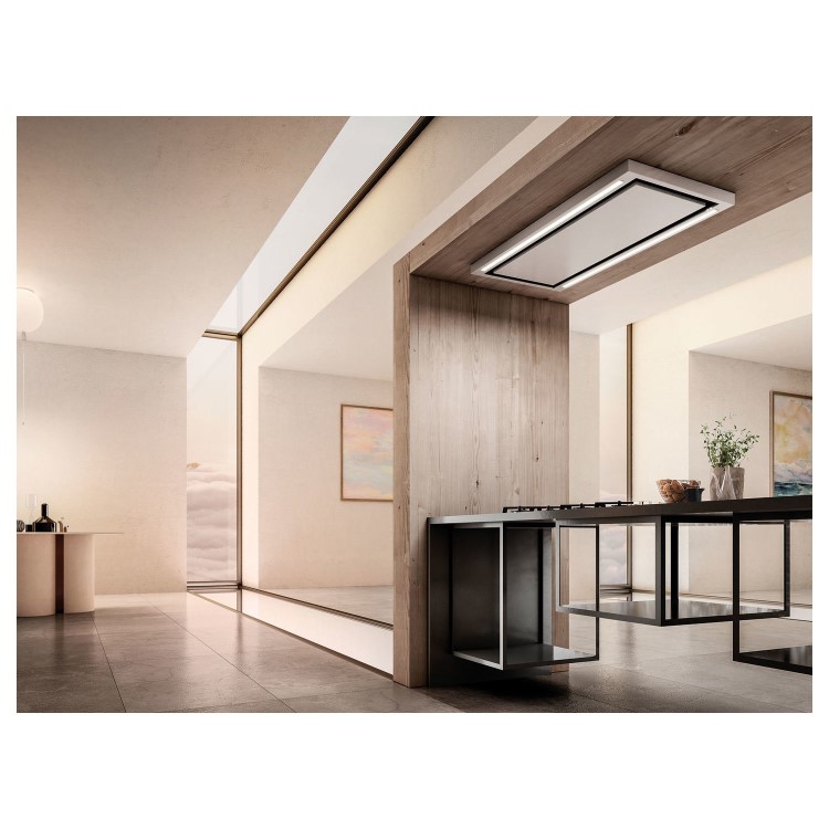 Refurbished Elica Cloud 7 CLOUD-SEVEN-DO 90cm Ceiling Extractor Cooker Hood Stainless Steel