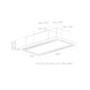Refurbished Elica Cloud 7 CLOUD-SEVEN-DO 90cm Ceiling Extractor Cooker Hood Stainless Steel