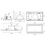 Elica Cloud 7 90cm Ceiling Extractor Cooker Hood - Stainless Steel
