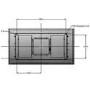 Elica CLOUDNINE Ceiling Mounted Cooker Hood Stainless Steel And White Glass