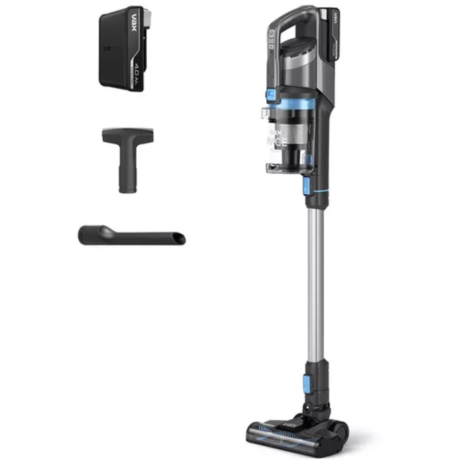 Vax Pace Plus Cordless Vacuum Cleaner - Graphite & Silver