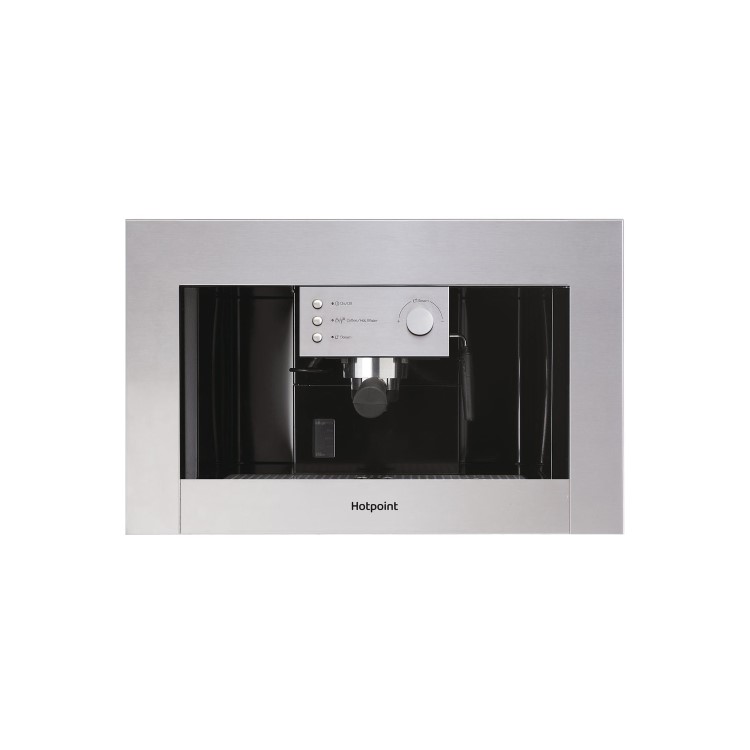 GRADE A1 - Hotpoint CM5038IXH Built-in Coffee Machine Stainless Steel