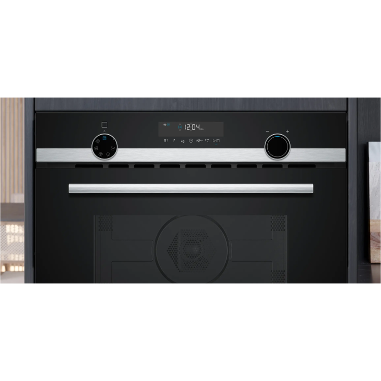 Siemens iQ500 Built-In Combination Microwave Oven - Stainless Steel
