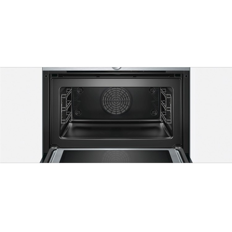 GRADE A1 - Siemens CM633GBS1B iQ700 Built In Compact Electric Single Oven with Microwave Function - Stainless Steel