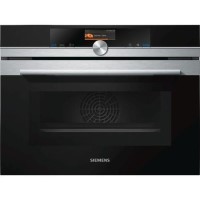 Siemens iQ700 Electric Self Cleaning Compact Single Oven and Microwave - Stainless Steel