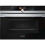 Refurbished Siemens iQ700 CM676GBS6B Electric Self Cleaning Compact Single Oven and Microwave Stainless Steel
