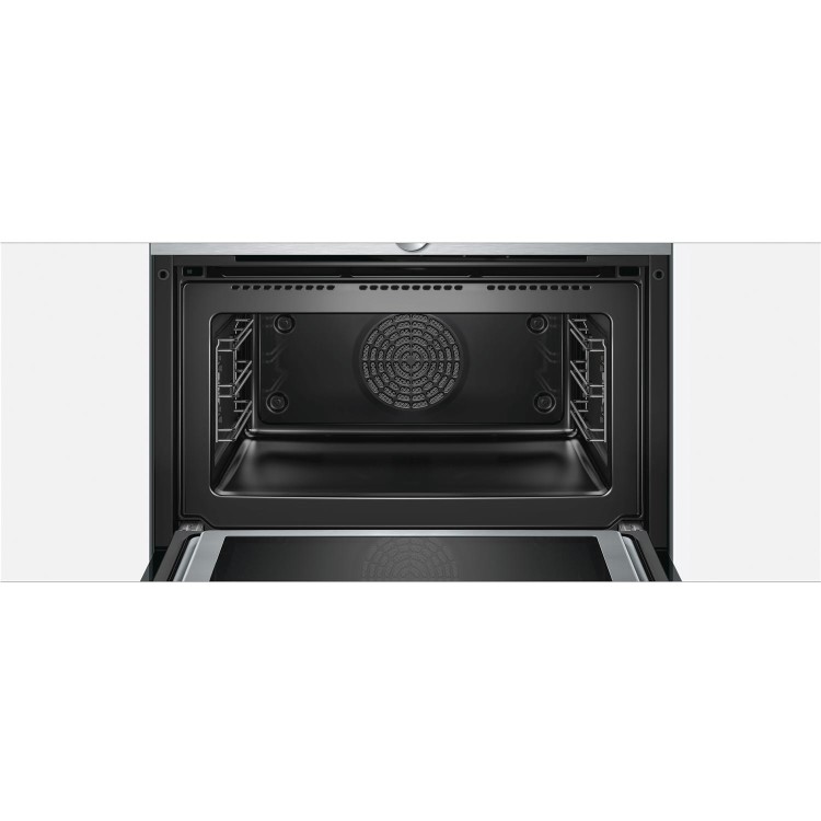 Siemens iQ700 Electric Self Cleaning Compact Single Oven and Microwave - Stainless Steel